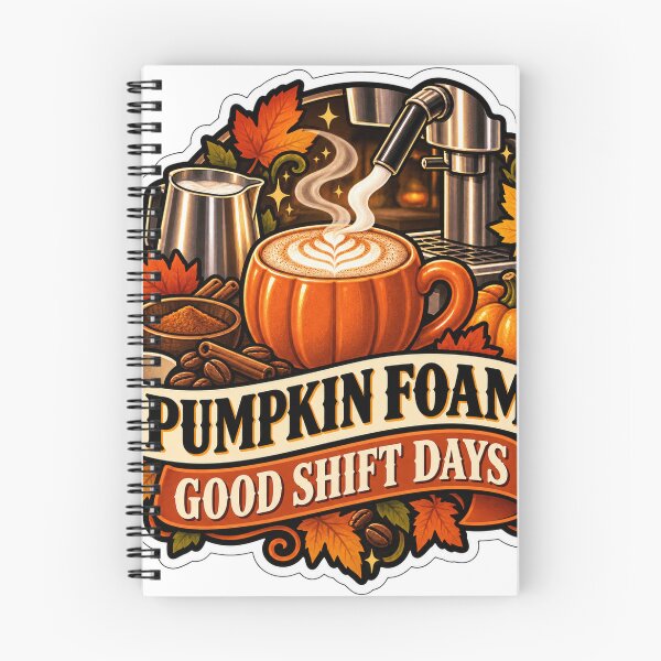 Item preview, Pumpkin Foam, Good Shift Days Barista designed and sold by supertae.