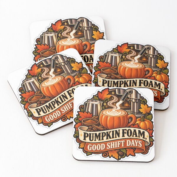 Item preview, Pumpkin Foam, Good Shift Days Barista designed and sold by supertae.