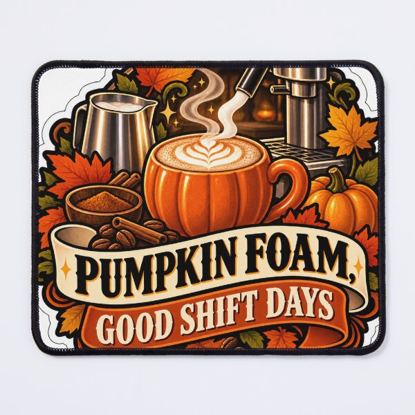 Item preview, Pumpkin Foam, Good Shift Days Barista designed and sold by supertae.