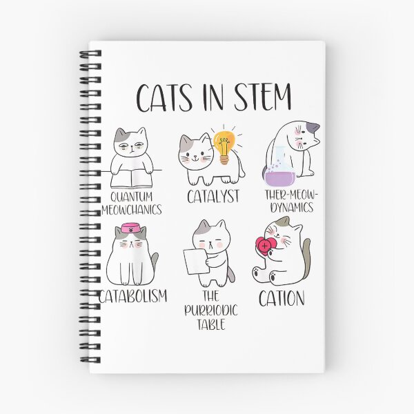 Item preview, Cats in STEM Funny Cats Science Teacher Cation Catabolism T-Shirt designed and sold by Cafe18.
