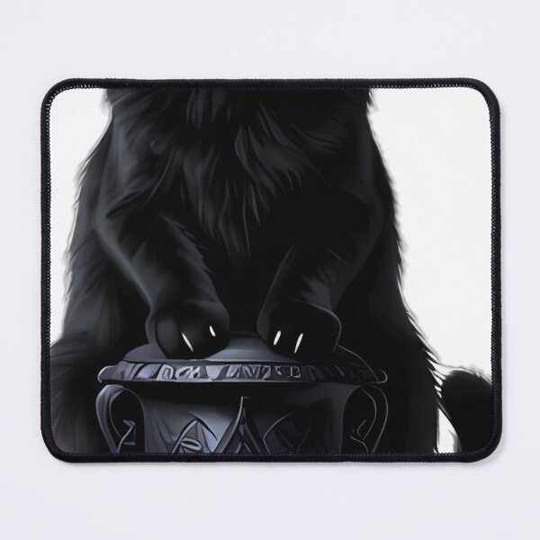 Item preview, Gothic Obsidian Cat Weeping Urn designed and sold by IllumeInk.
