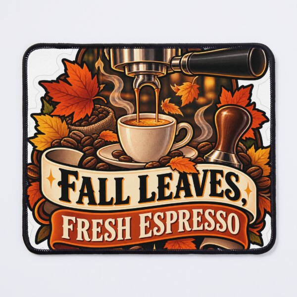 Item preview, Fall Leaves, Fresh Espresso Barista designed and sold by supertae.