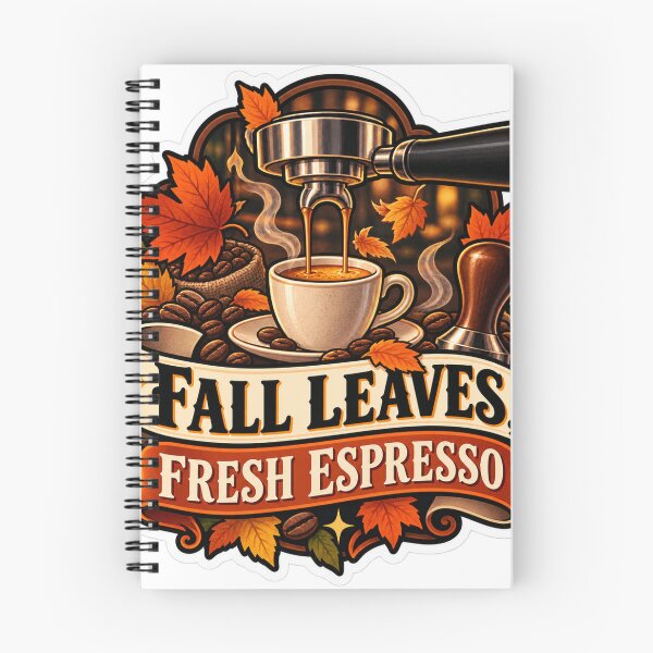Item preview, Fall Leaves, Fresh Espresso Barista designed and sold by supertae.