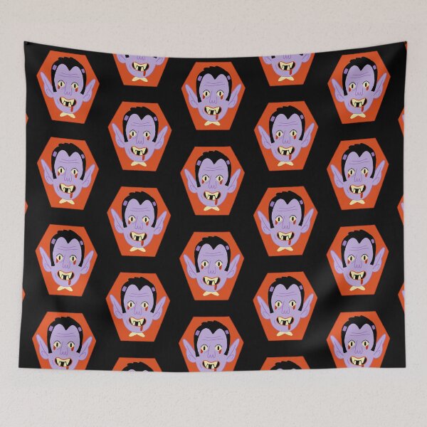 Item preview, Retro Vampire Coffin Halloween Vintage Monster Graphic designed and sold by FestivityFinds.