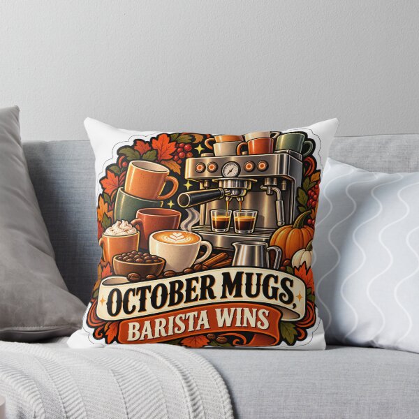 Aperçu de l'œuvre Mugs d'octobre, victoires du barista créée et vendue par supertae.