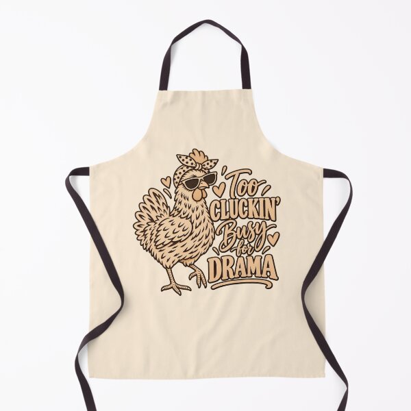 Item preview, Too Cluckin Busy for Drama Funny Chicken Lover Design designed and sold by ParfaitPrints.