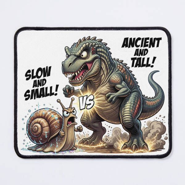 Item preview, Garden Snail Versus Ancient Dinosaur Scale Sticker designed and sold by Imaginarium of Chaos falcon88 .