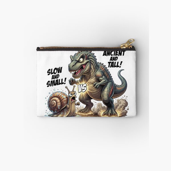 Item preview, Garden Snail Versus Ancient Dinosaur Scale Sticker designed and sold by Imaginarium of Chaos falcon88 .