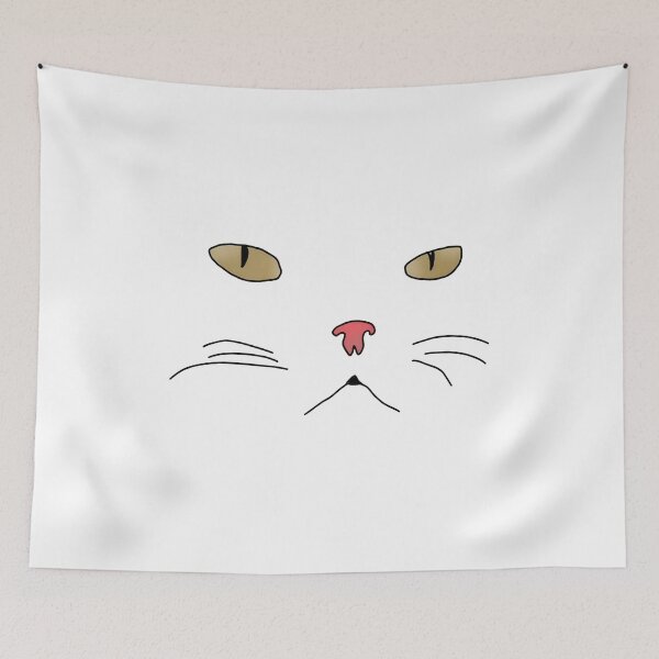 Item preview, Grumpy Cat Face Minimalist Illustration designed and sold by SoyLamderma.