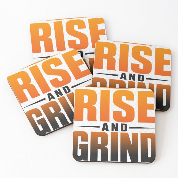Item preview, Rise And Grind - Bold Motivational Sunrise Design designed and sold by Moonwood Atelier .