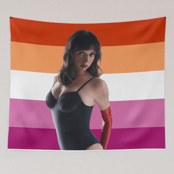 Item preview, lesbian flag rebecca black the age of the exhibitionist album design designed and sold by zsasstuff.