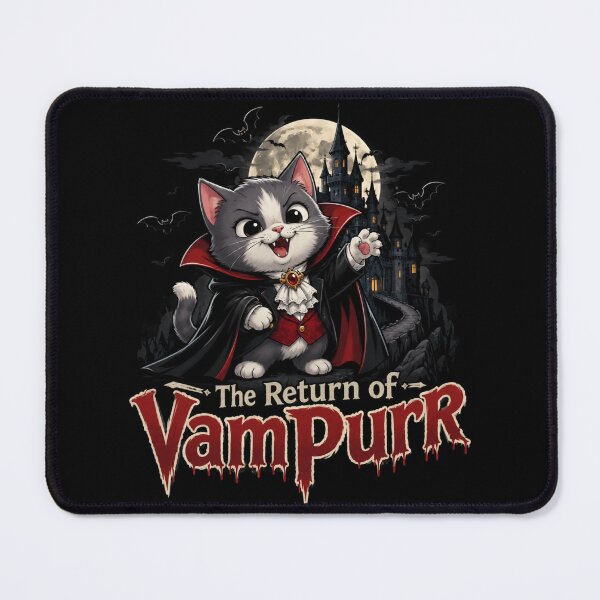 Item preview, The Return Of Vampurr Funny Cat designed and sold by TheEndDesign.