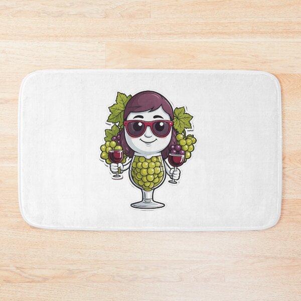 Artikelvorschau, Niedliches Weinglas mit Trauben Coole Sonnenbrille – Geschenk für weinliebhaber entworfen und verkauft von michallechowicz.