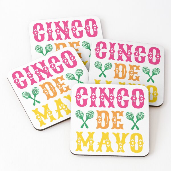 Item preview, Cinco De Mayo Festive Fiesta Maracas Typography designed and sold by DesignXShop117.