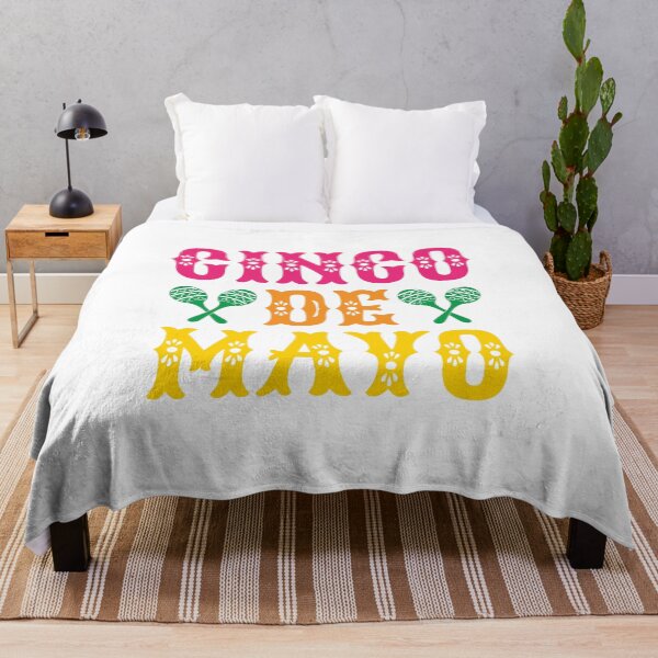 Item preview, Cinco De Mayo Festive Fiesta Maracas Typography designed and sold by DesignXShop117.