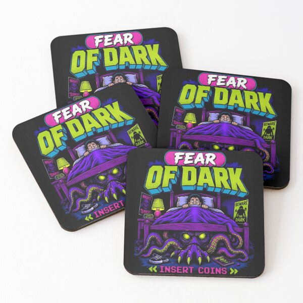 Item preview, Fear Of Dark Retro Arcade 80s Horror designed and sold by creativerooney.