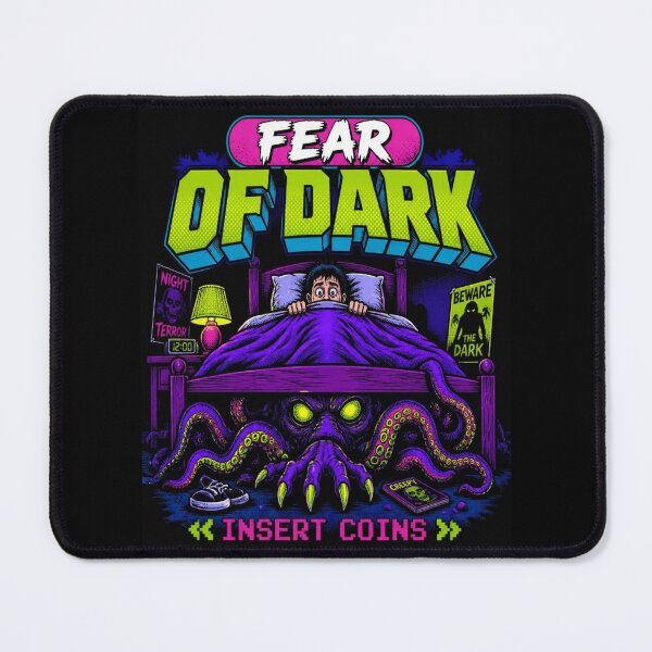 Item preview, Fear Of Dark Retro Arcade 80s Horror designed and sold by creativerooney.