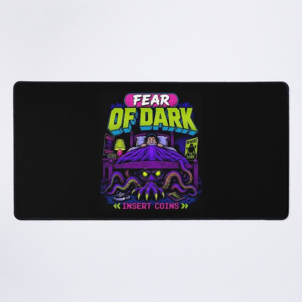 Item preview, Fear Of Dark Retro Arcade 80s Horror designed and sold by creativerooney.