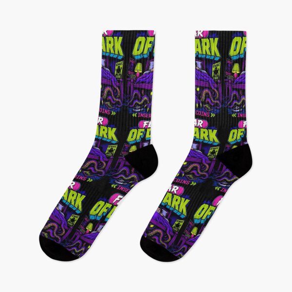Item preview, Fear Of Dark Retro Arcade 80s Horror designed and sold by creativerooney.