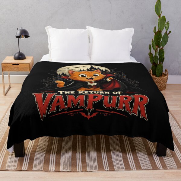 Item preview, The Return Of Vampurr Funny Cat designed and sold by TheEndDesign.