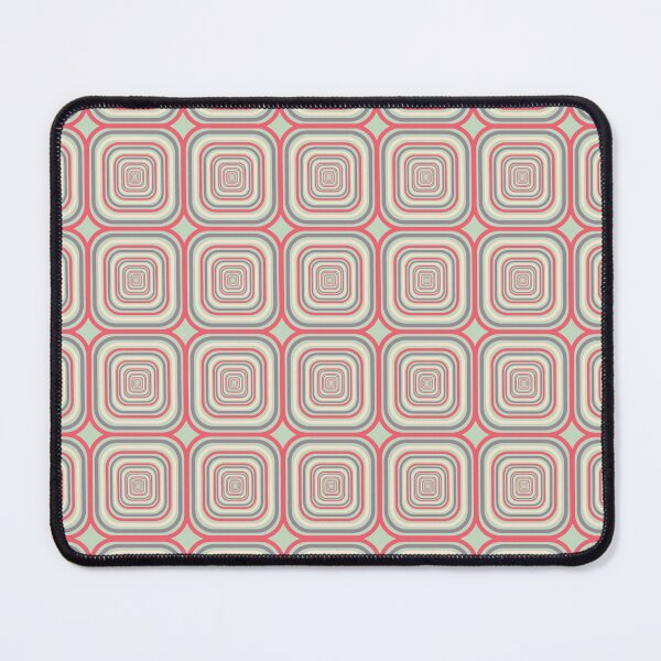 Item preview, Seamless retro geometric rounded squares pattern designed and sold by prapapon.