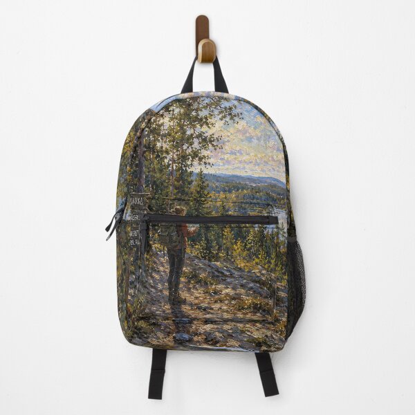 Item preview, Ostmarka, Oslo, Norway – a painting of a peaceful day in the beautiful Nordic forest. designed and sold by GalleryKauffeld.