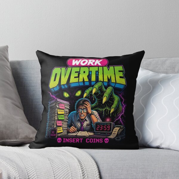 Item preview, Work Overtime Monster Vintage Arcade Game designed and sold by creativerooney.