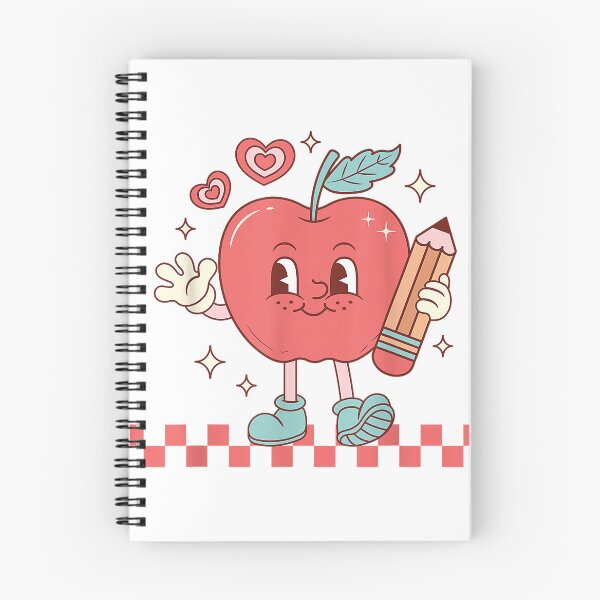 Item preview, Cute Retro Checkered Apple with Face Teacher Pencil Trendy T-Shirt designed and sold by Badriiiii.