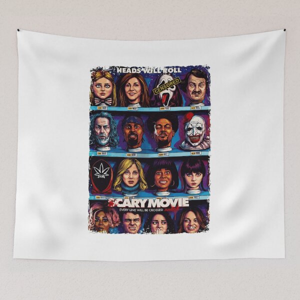 Item preview, Retro Horror Comedy Movie Fan  designed and sold by SarahLeon77822.
