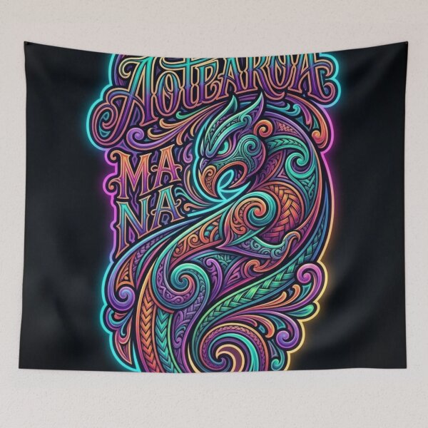 Item preview, Colorful Tribal Typography Design designed and sold by kiwiartyfarty.