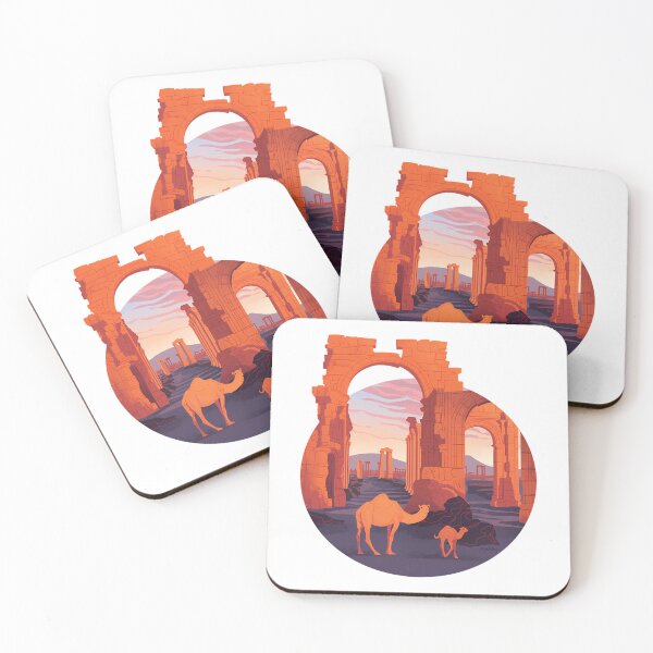 Item preview, Camels At Palmyra designed and sold by OfficialPNGs.