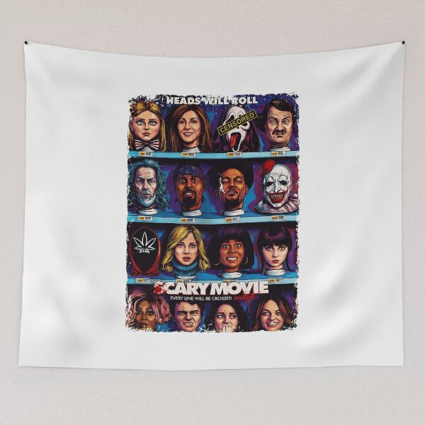 Item preview, Retro Horror Comedy Movie Fan  designed and sold by JosephPie12689.