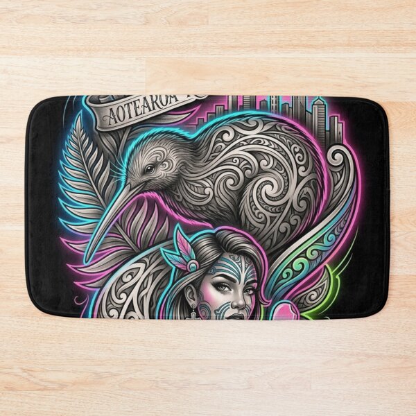 Item preview, Kiwi and Maori Symbolism Design designed and sold by kiwiartyfarty.