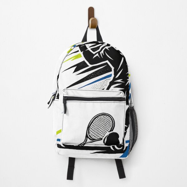 Item preview, Dynamic Faceless Tennis Serve – Modern Athletic Silhouette Vecto designed and sold by mbmstores.