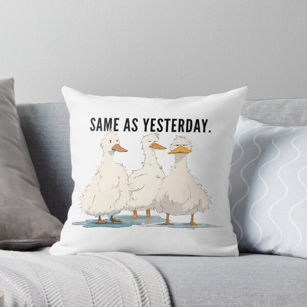 Item preview, Same As Yesterday Grumpy Ducks (Dark Text) designed and sold by 123Long.