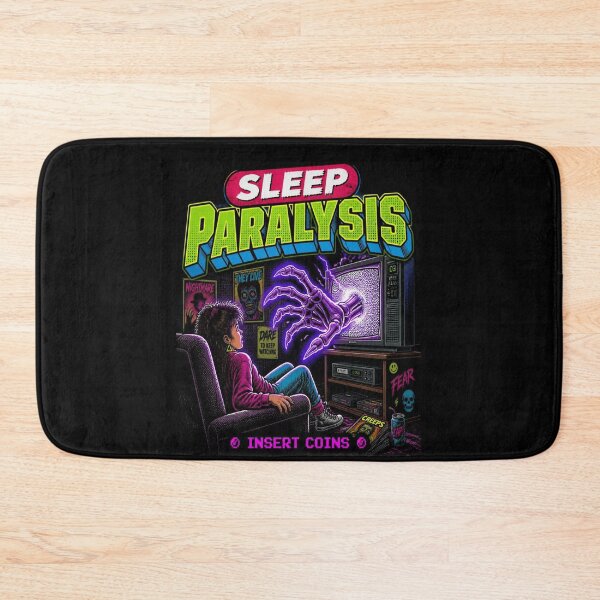 Item preview, Sleep Paralysis 80s Retro Horror TV designed and sold by creativerooney.