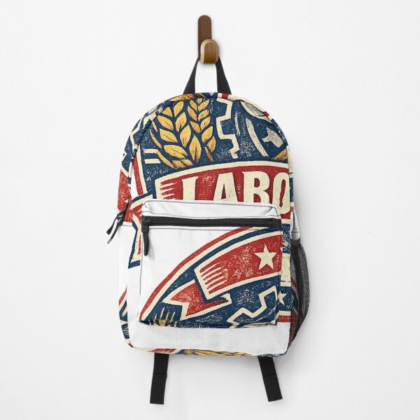 Item preview, Vintage Labor Day Badge – Industrial Americana Retro Emblem designed and sold by mbmstores.