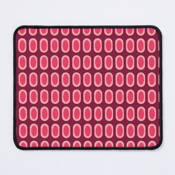 Item preview, Seamless geometric pink oval pattern designed and sold by prapapon.
