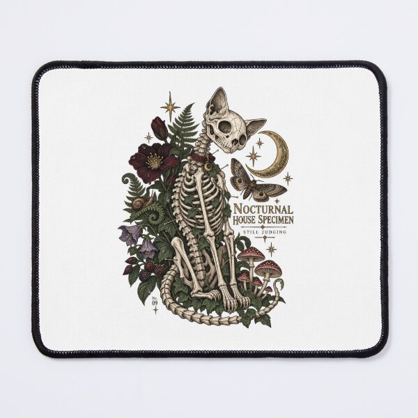 Item preview, Nocturnal House Specimen Gothic Cat Skeleton designed and sold by Trendy-Artistry.