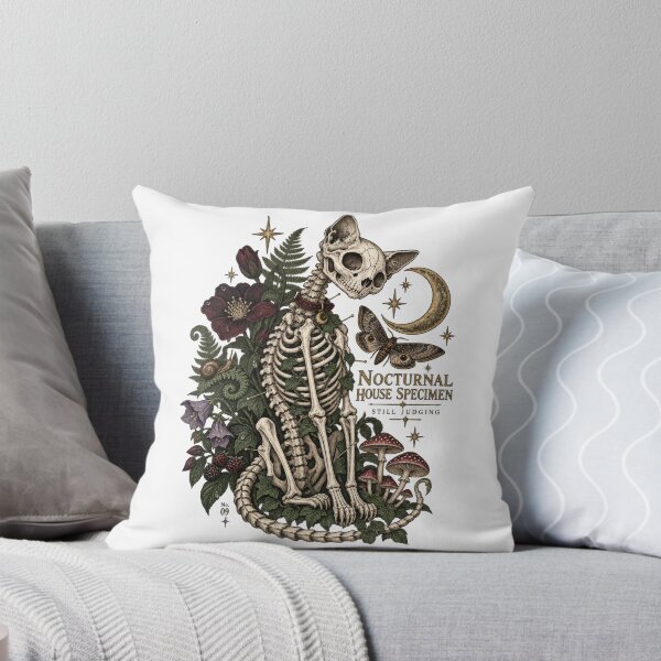 Item preview, Nocturnal House Specimen Gothic Cat Skeleton designed and sold by Trendy-Artistry.