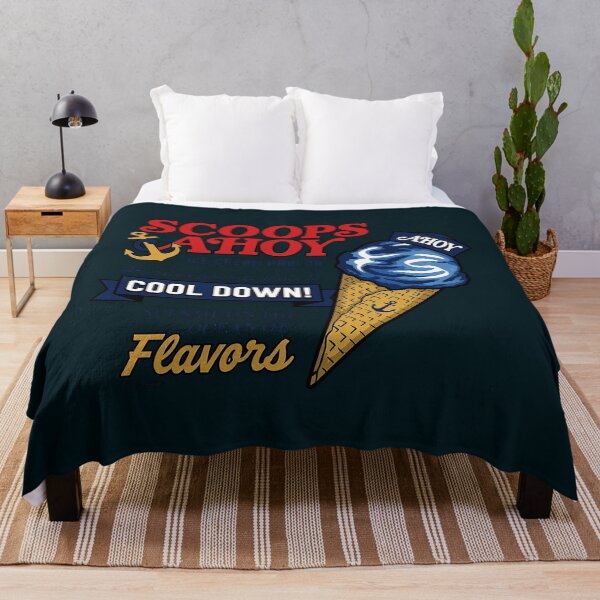 Item preview, Scoops Ahoy Ice Cream Floral Poster designed and sold by RayAndAnnShop.