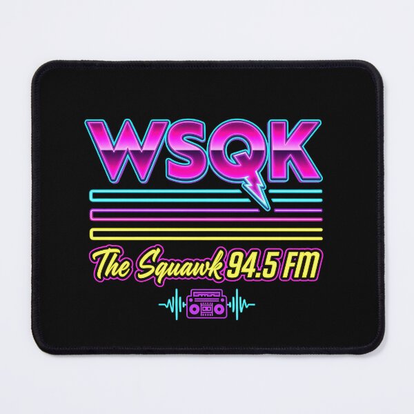 Item preview, WSQK The Squawk 94.5 FM Radio Logo designed and sold by RayAndAnnShop.