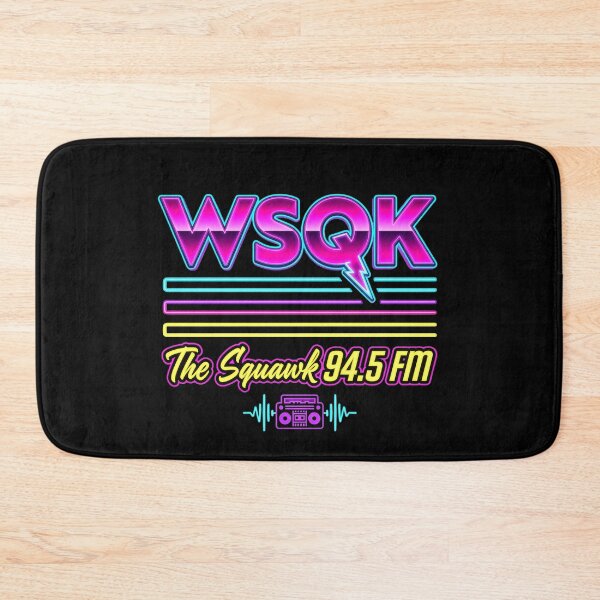 Item preview, WSQK The Squawk 94.5 FM Radio Logo designed and sold by RayAndAnnShop.