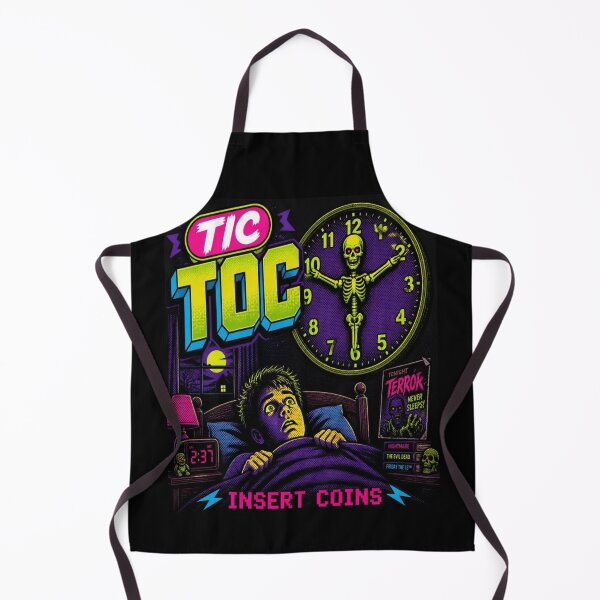 Aperçu de l'œuvre Tic Toc Midnight Terror, borne d'arcade rétro créée et vendue par creativerooney.