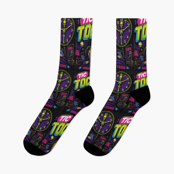 Item preview, Tic Toc Midnight Terror Retro Arcade designed and sold by creativerooney.