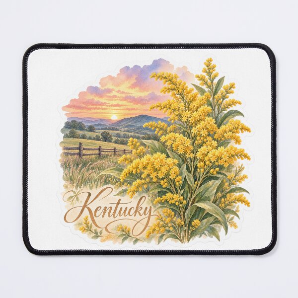 Item preview, Kentucky Goldenrod Bluegrass Hills designed and sold by Whimspired By Paxx.