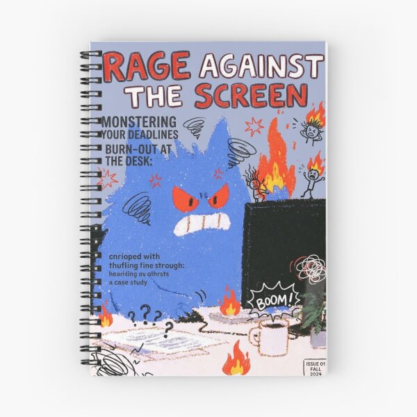 Item preview, Rage‑Quit Beast vs. The Deadline Doomscroll designed and sold by Print Fiction.