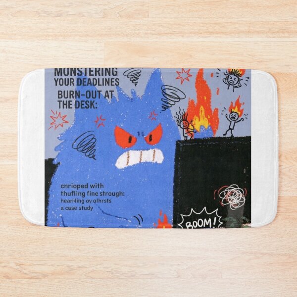Item preview, Rage‑Quit Beast vs. The Deadline Doomscroll designed and sold by Print Fiction.