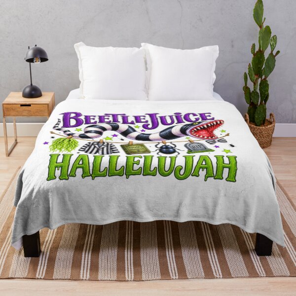 Aperçu de l'œuvre Halloween avec Beetlejuice et la saison effrayante des vers des sables créée et vendue par ErvinWeeks.