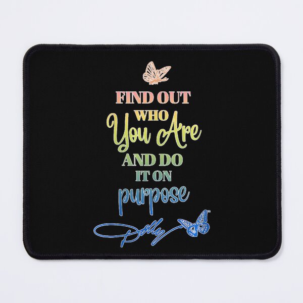 Item preview, Find Out Who You Are Purpose Quote designed and sold by JosephMclinden.